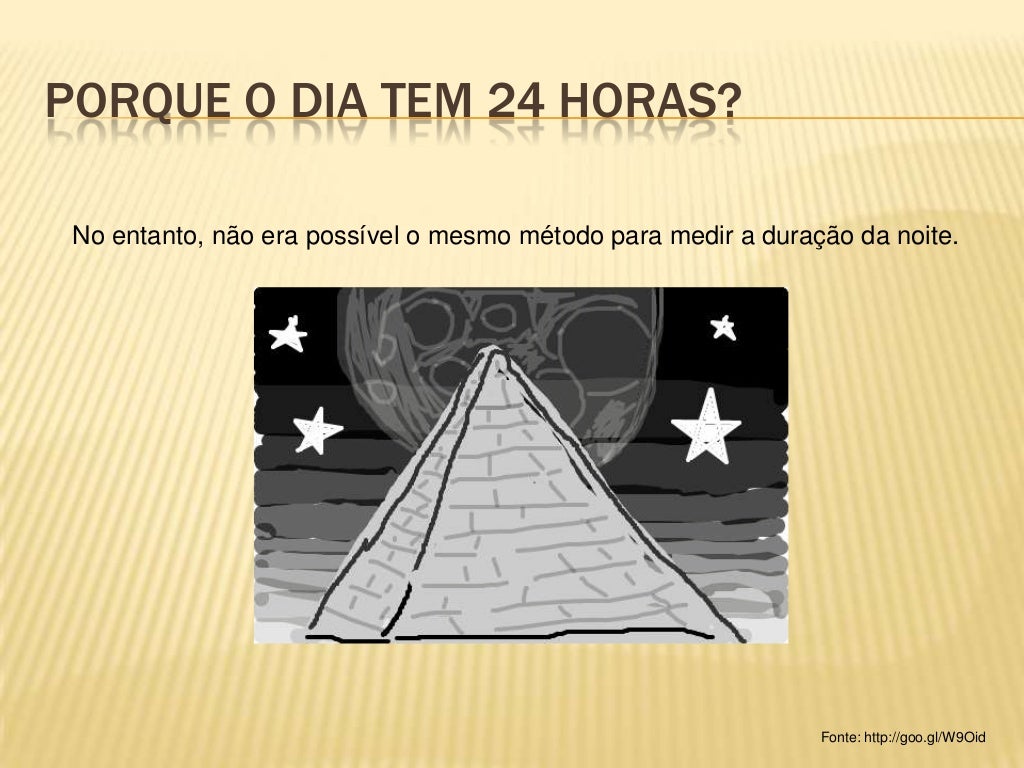 Por que o dia tem 24 horas