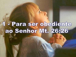 Porque participar da santa ceia