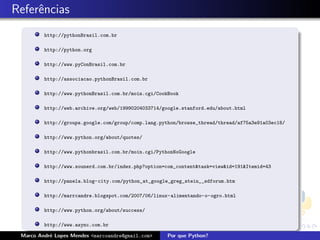 Porque Python - FISL 9.0