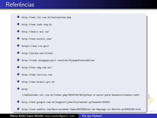 Porque Python - FISL 9.0