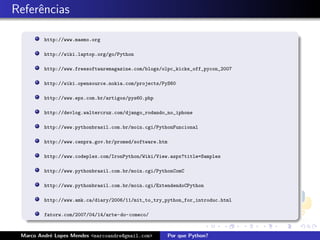 Porque Python - FISL 9.0