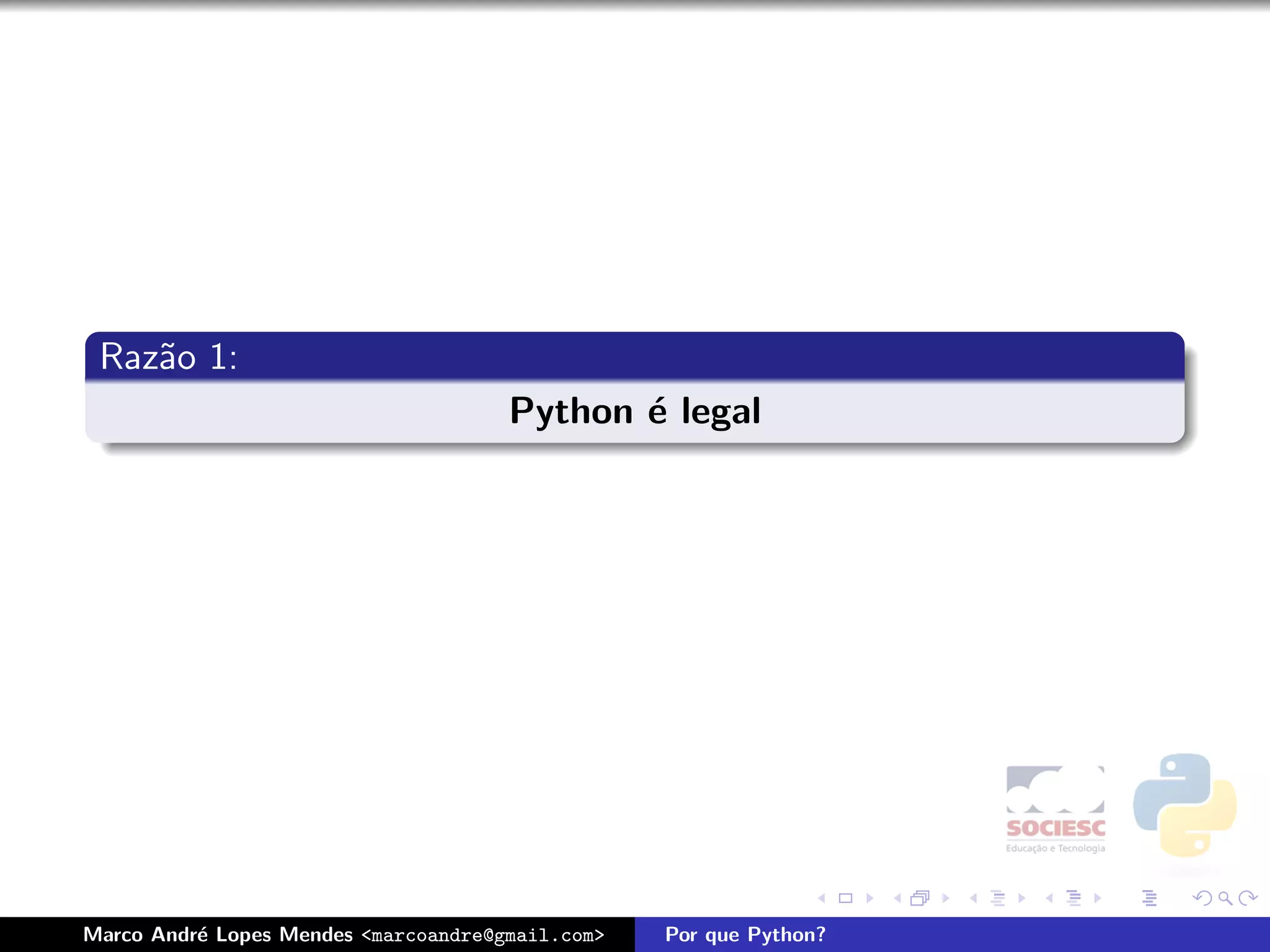 Por que Python - Latinoware 2008