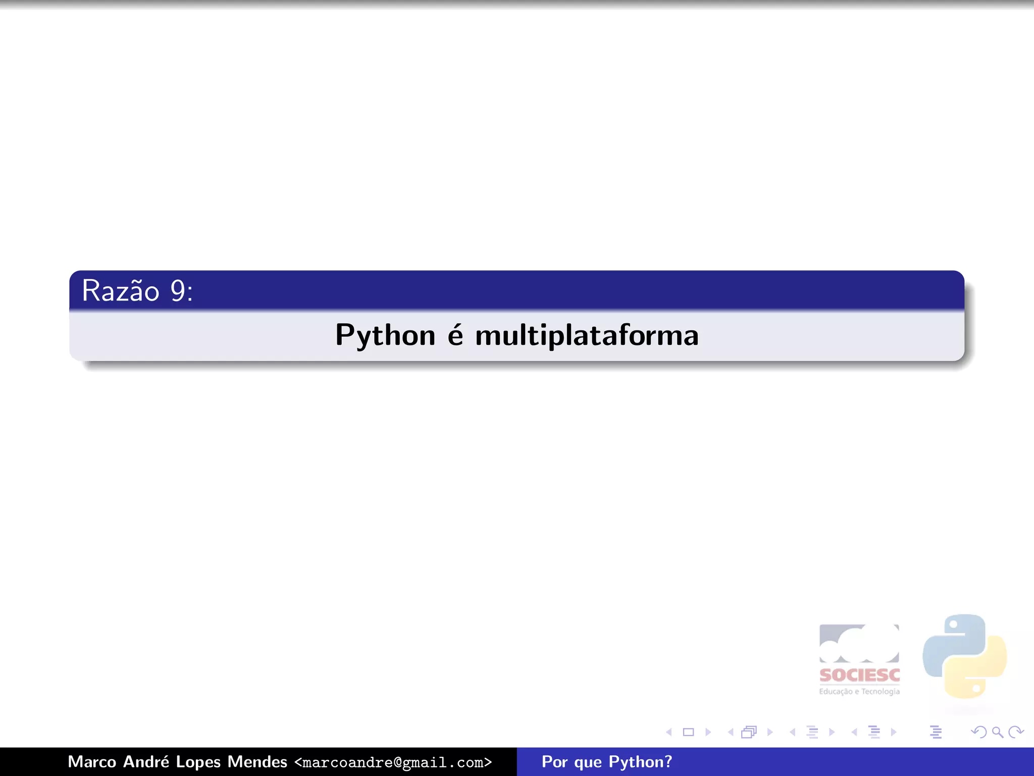 Por que Python - Latinoware 2008