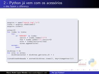Por que Python - Latinoware 2008