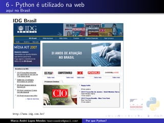 Por que Python - Latinoware 2008