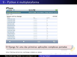 Por que Python - Latinoware 2008