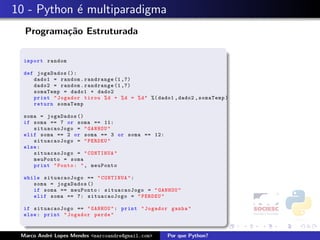 Por que Python - Latinoware 2008