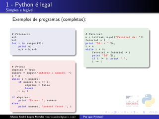 Por que Python - Latinoware 2008
