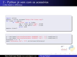Por que Python - Latinoware 2008