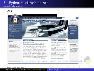 Por que Python?