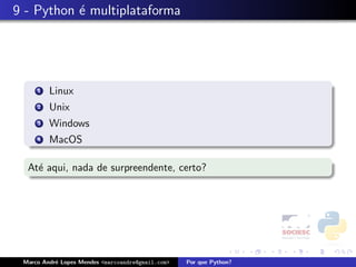 Por que Python?