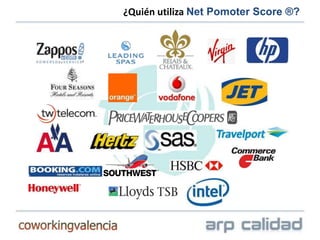 ¿Quién utiliza Net Pomoter Score ®?
 