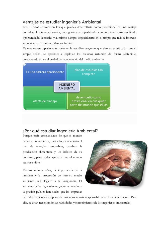 Por Que Estudiar Ingenieria Ambiental