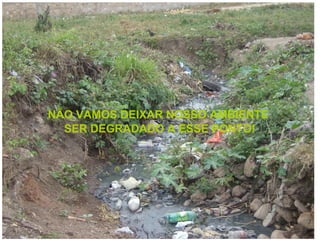 NÃO VAMOS DEIXAR NOSSO AMBIENTE SER DEGRADADO A ESSE PONTO! 