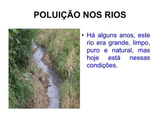 POLUIÇÃO NOS RIOS ,[object Object]
