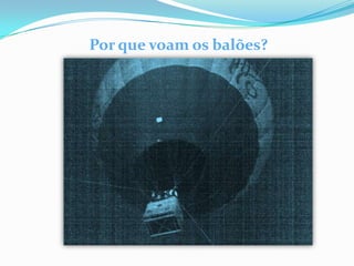 Por que voam os balões?
