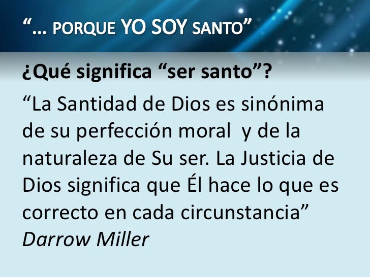 Porque YO SOY Santo Porque YO SOY Santo