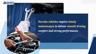 Porsche Scheduled Maintenance Care for Driving Comfort and Road Safety ...