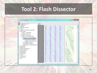 Tool 2: Flash Dissector<br />17<br />