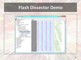 Flash Dissector Demo<br />19<br />
