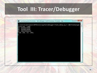 Tool  III: Tracer/Debugger<br />26<br />