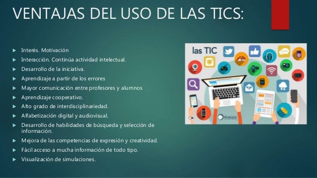 ventajas y desventajas de Tics en la educacion
