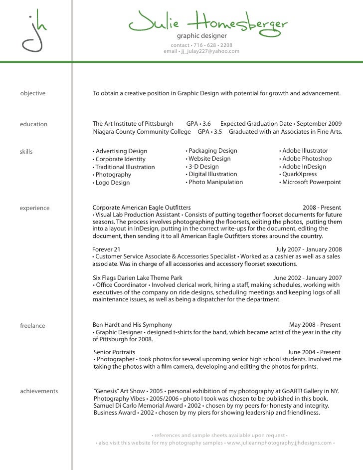 resume sheets