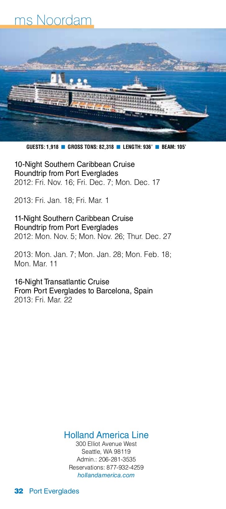 Port Everglades 2013 Cruise Guide