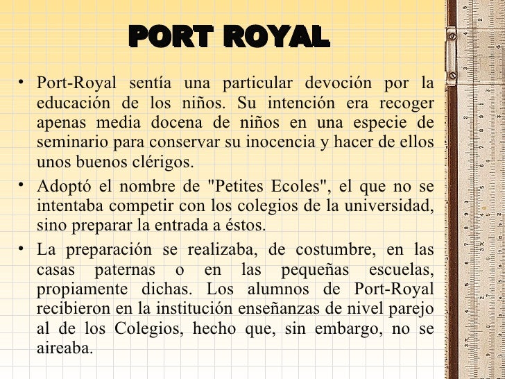 Port Royal Diapositiva Erika