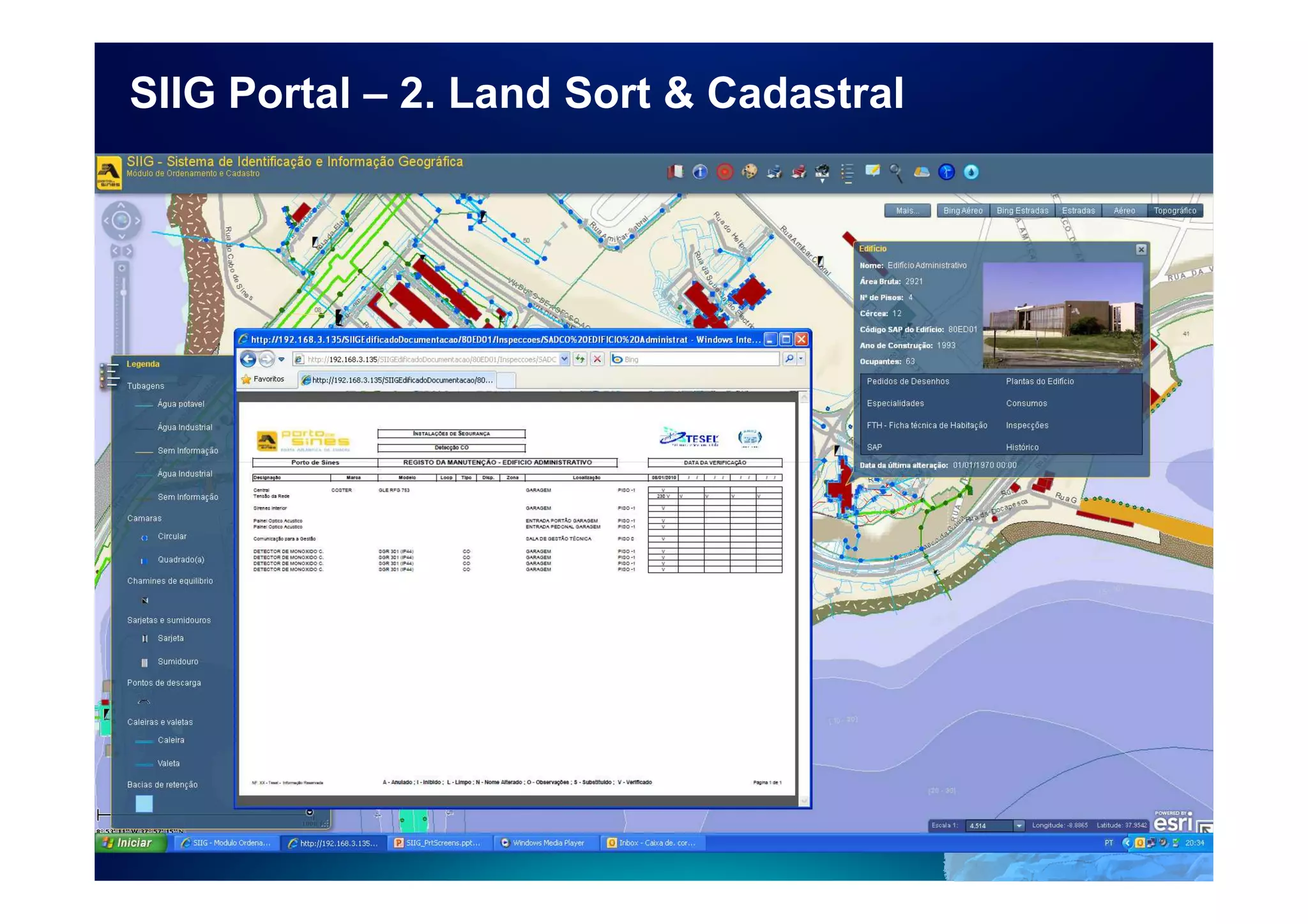 SIIG Portal – 2. Land Sort & Cadastral
 