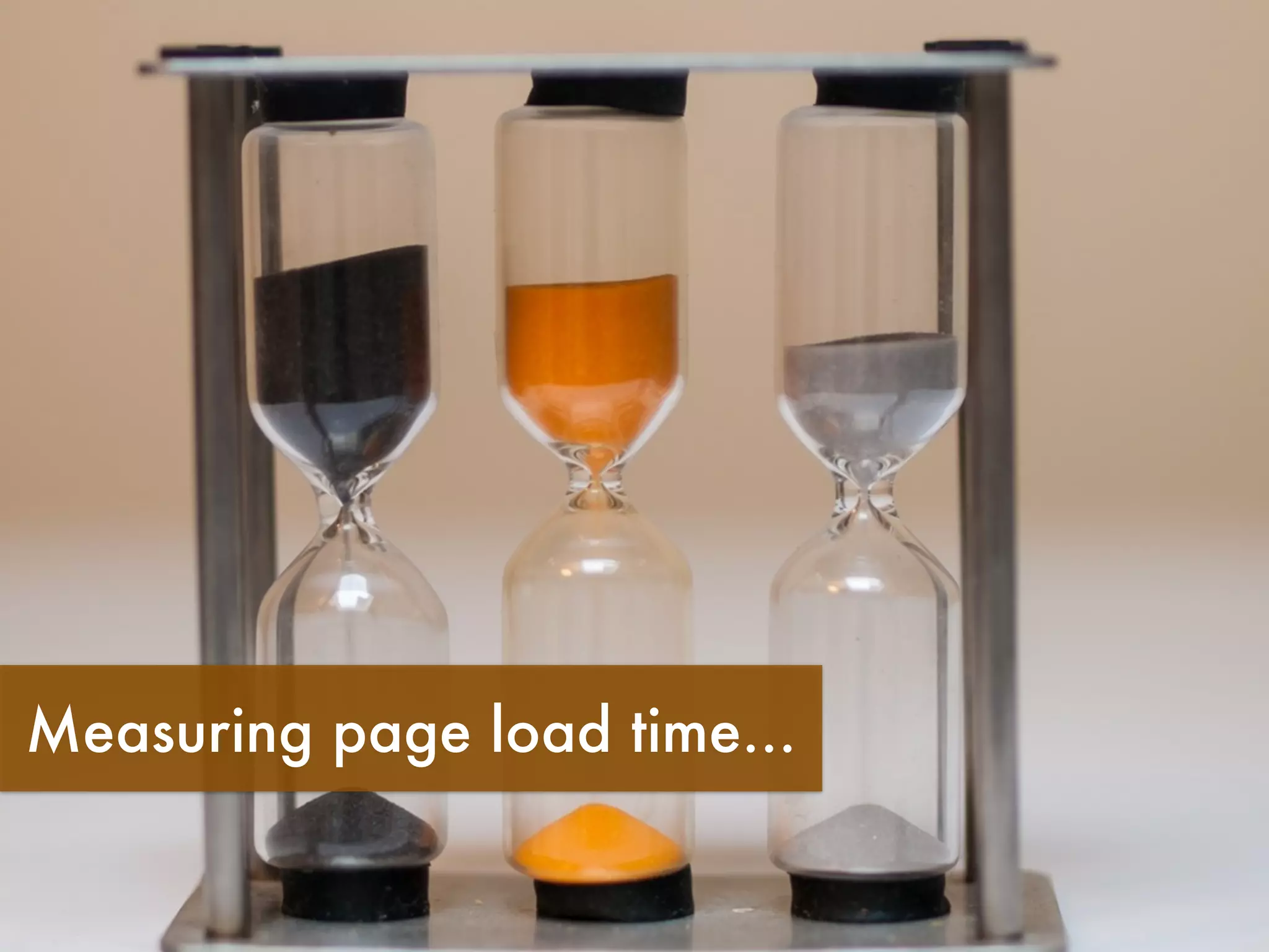 Measuring page load time...
 
