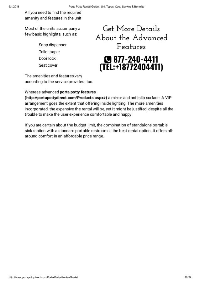 Porta Potty Rental A Guide Rent A Porta Potty