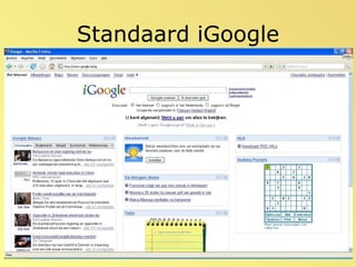 Standaard iGoogle 