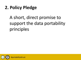 Trust Frameworks Need Personal Data Portability Content