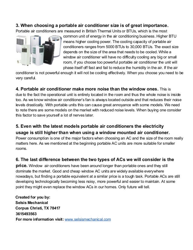 Portable Air Conditioners vs Window Air Conditioners