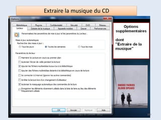 Connecter une clé USB
  Quand on introduit une clé dans
  un port
  USB, une fenêtre s'ouvre pour
  nous proposer
  d'ouvrir tel programme ou tel
  programme,
  le plus simple et de choisir
  « Ouvrir le dossier et afficher les
  fichiers »


  Si cette fenêtre n'apparait pas, il
  faut ouvrir l'explorateur
  pour rechercher la clé (Lettre E
  ou F)
07/02/2013                  @telier - Médiathèque de Lorient - 2013   109
 
