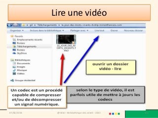 Lire une vidéo




07/02/2013    @telier - Médiathèque de Lorient - 2013   174
 