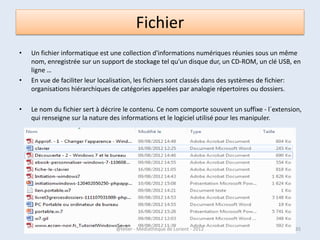 Le Bureau de Windows 7




                                                        La zone de
                                                        notification
07/02/2013         @telier - Médiathèque de Lorient - 2013             35
 