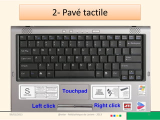 2- Pavé tactile




09/02/2013    @telier - Médiathèque de Lorient - 2013   31
 