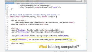 What is being computed?
 