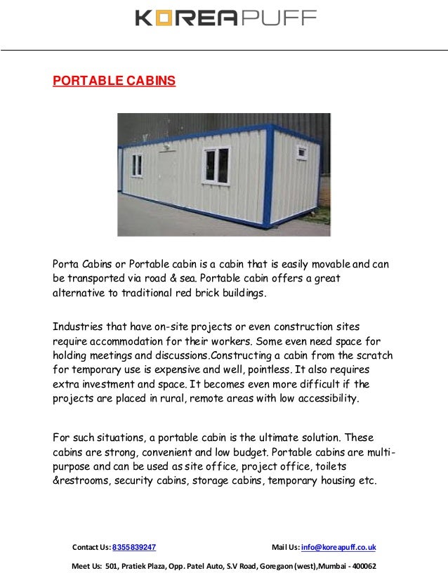 Portable Cabins