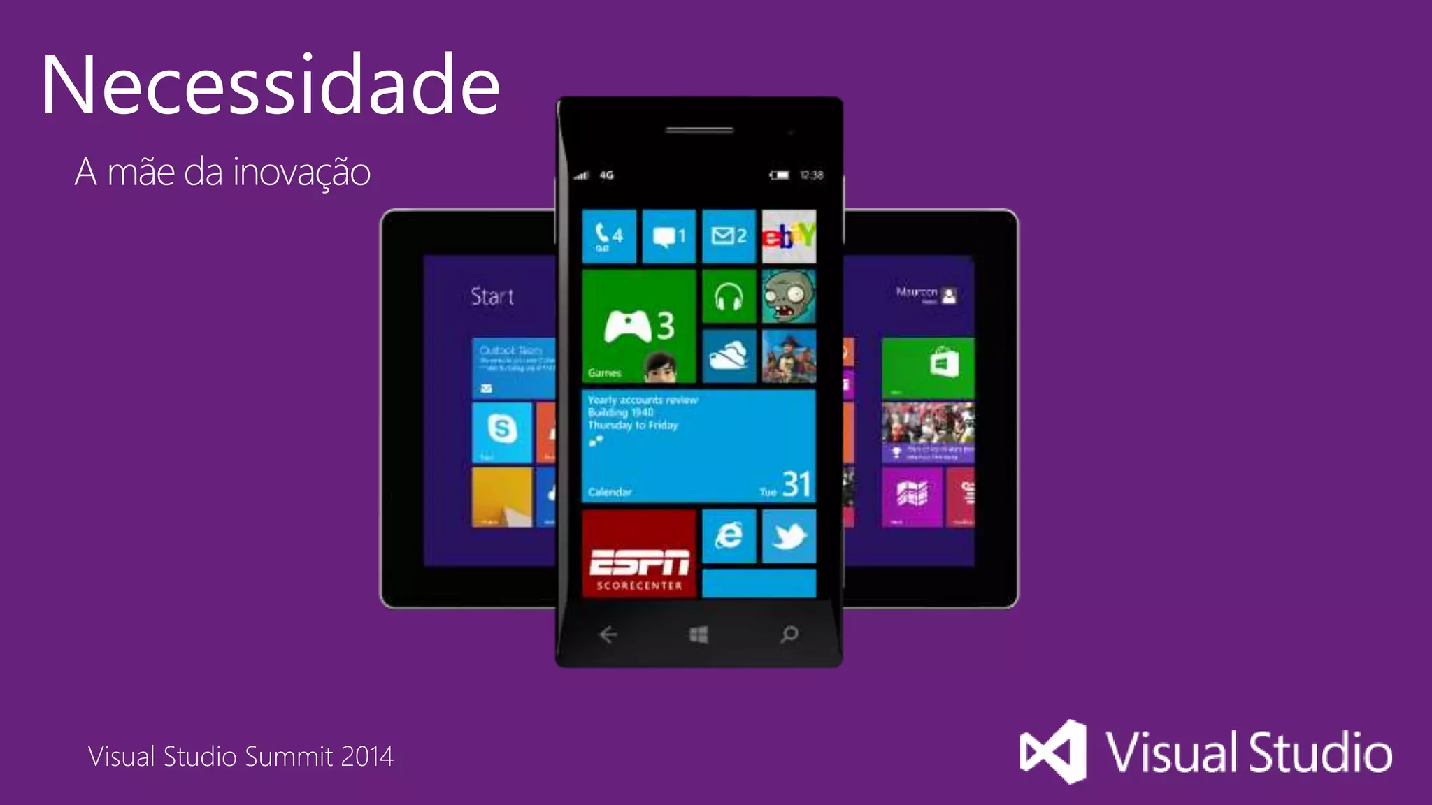 Visual Studio Summit 2014
Necessidade
A mãe da inovação
 