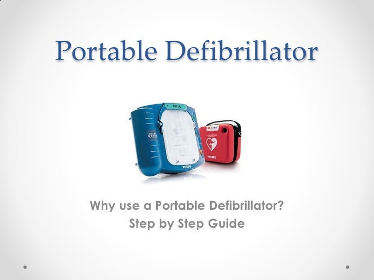 Portable Defibrillator With Step by Step Guide