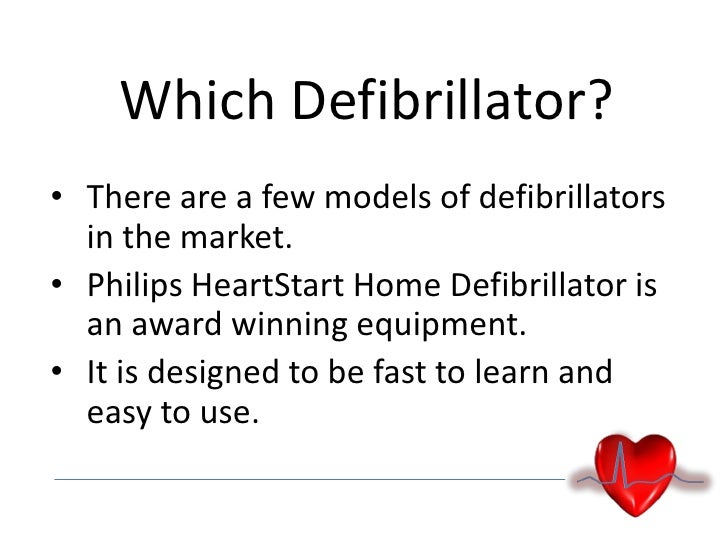 Portable Defibrillator With Step by Step Guide