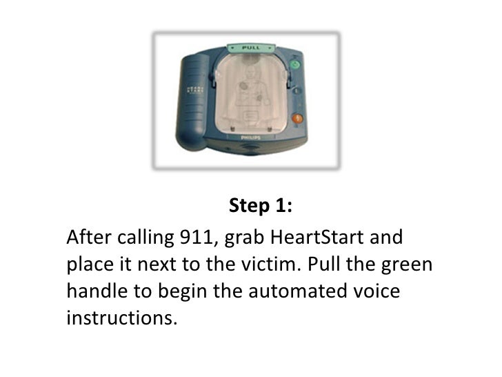 Portable Defibrillator With Step by Step Guide
