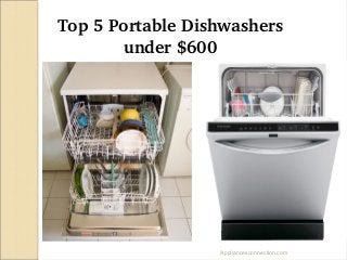 Top 5 Portable Dishwashers 
under $600

Appliancesconnection.com

 
