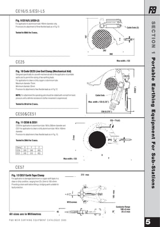 CE16/5.5/ESI -L5 
Fig. 9 CE16/5.5/ESI-L5 
For application to aluminium tube 140mm diameter only. 
Provisions for attachmen...