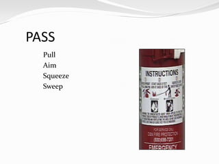 PASS
  Pull
  Aim
  Squeeze
  Sweep
 