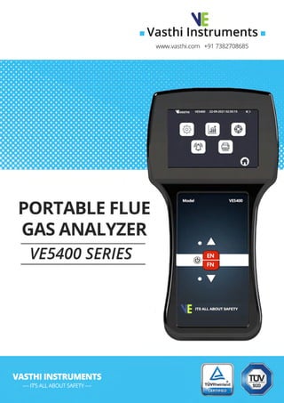 portable flue gas analyzer VE5400.pdf