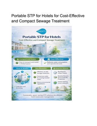 Portable STP for Hotels for Cost-Effective and Compact Sewage Treatment.pdf